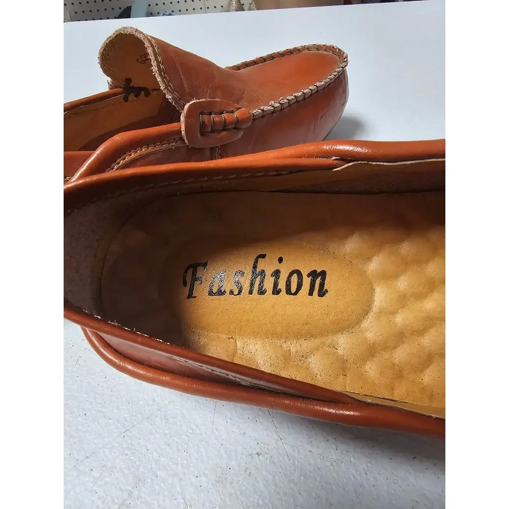 NWOB Men's Fashion Driving Loafers comfort Shoes Size 6-6.5